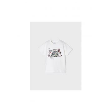 Tricou copii -  302025701 - Bumbac - Alb