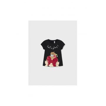 Tricou copii -  302037551 - Bumbac - Negru