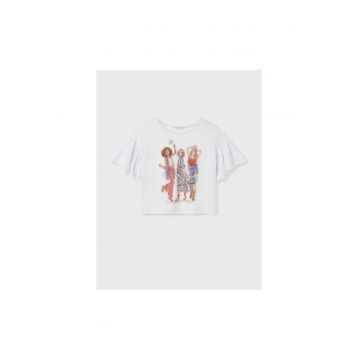 Tricou copii -  302081288 - Poliester - Alb