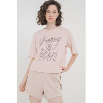 Tricou crop pentru fitness