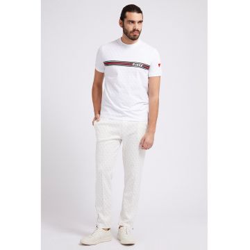 Tricou cu imprimeu logo - pentru fitness