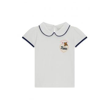 Tricou cu logo brodat