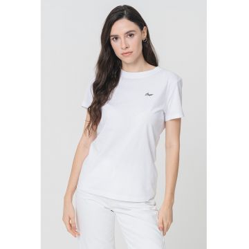 Tricou cu logo discret pe piept