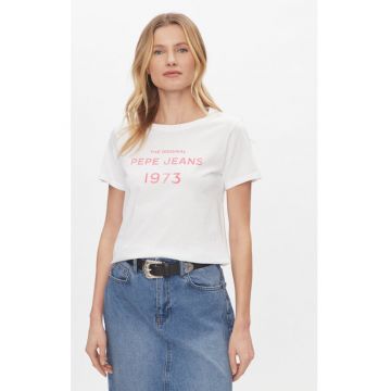 Tricou dama -  303438623 - Bumbac - Alb
