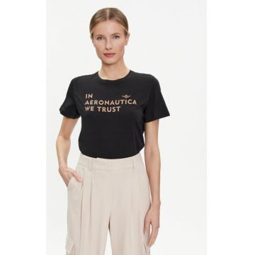 Tricou dama -  303712266 - Bumbac - Negru