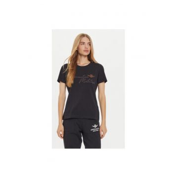 Tricou dama -  304565298 - Bumbac - Negru