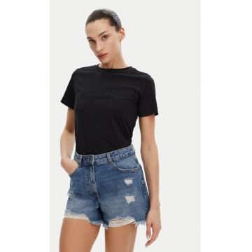 Tricou dama -  304772665 - Bumbac - Negru