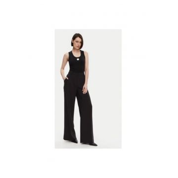 Tricou dama -  305170897 - Viscoza/Bumbac/Elastan - Negru