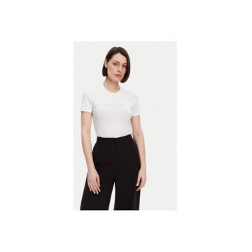 Tricou dama -  305170927 - Modal/Bumbac/Elastan - Alb