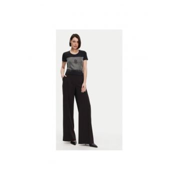 Tricou dama -  305170934 - Modal/Bumbac/Elastan - Negru