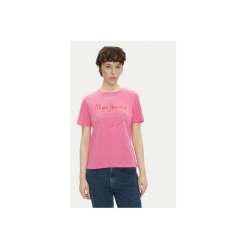Tricou dama  PL506072 - Bumbac - Roz