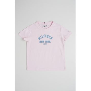 Tricou de bumbac cu imprimeu logo