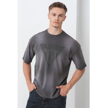 Tricou din bumbac cu imprimeu logo