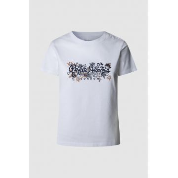 Tricou din bumbac cu logo