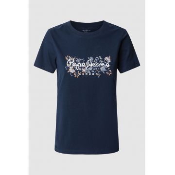 Tricou din bumbac cu logo