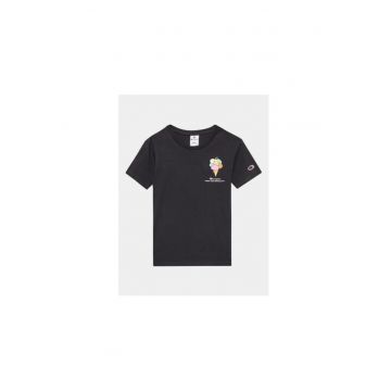 Tricou fete -  302219186 - Bumbac - 134 CM - Negru