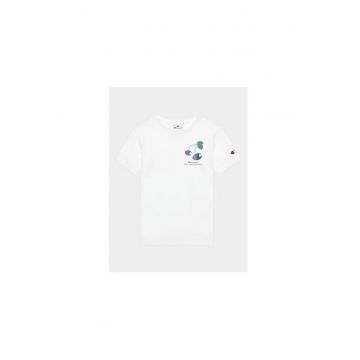 Tricou fete -  302219193 - Bumbac - 134 CM - Alb