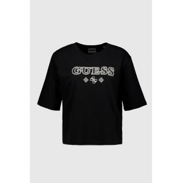 Tricou lejer cu logo cusut - pentru antrenament