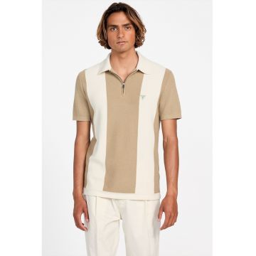 Tricou polo tricotat