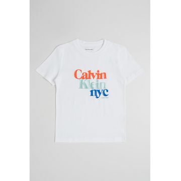 Tricou regular fit cu imprimeu logo