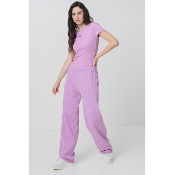 Tricou slim fit cu logo discret aplicat Easy