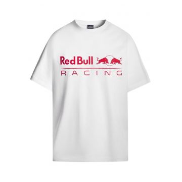 Tricou  x Red Bull Racing Logo Print 2025 - Bumbac - Alb