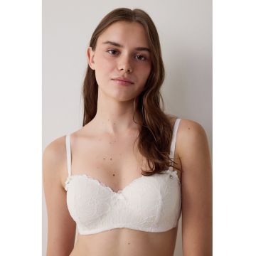 Sutien cu strat exterior din dantela