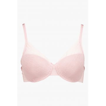 Sutien cu sustinere metalica si segmente transparente