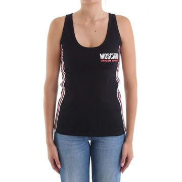 Top Slim fit cu logo -