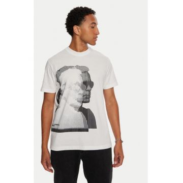 Tricou barbati -  304252037 - Bumbac organic - L INTL - Alb
