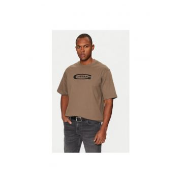 Tricou barbati -  304710315 - Bumbac organic - Maro