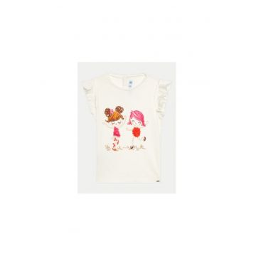 Tricou copii -  012464 - Ecru - Bumbac -