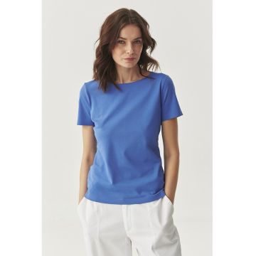 Tricou cu decolteu barcuta