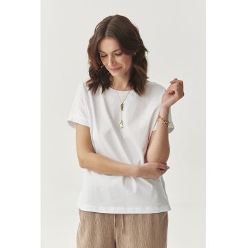 Tricou cu decolteu barcuta
