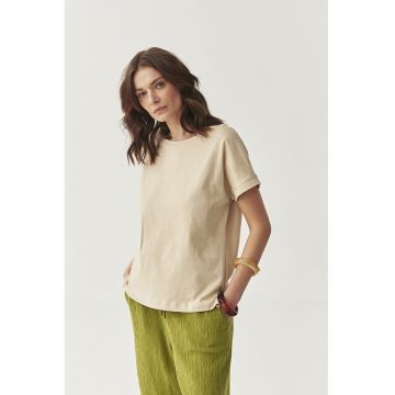 Tricou cu decolteu barcuta