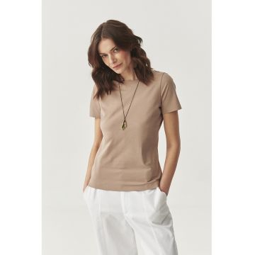 Tricou cu decolteu barcuta