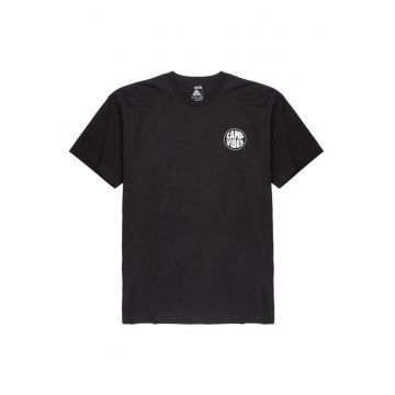 Tricou cu decolteu la baza gatului si text pe spate
