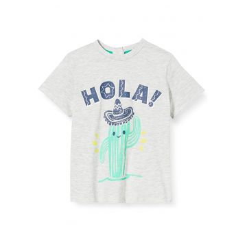 Tricou cu imprimeu cactus -