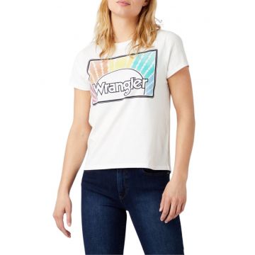 Tricou cu logo din bumbac -