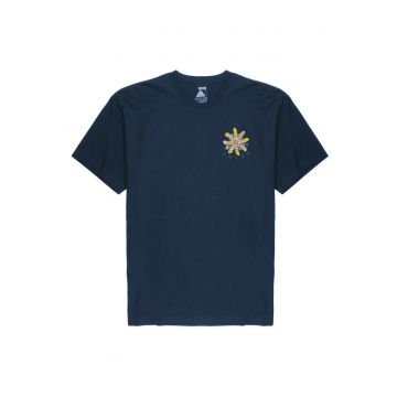 Tricou cu logo si print pe spate