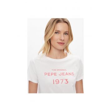 Tricou dama -  303438623 - Bumbac - XS INTL - Alb