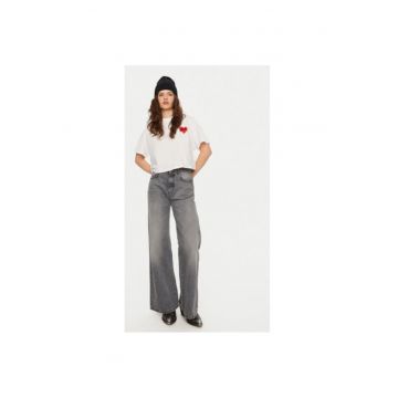 Tricou dama -  304579356 - Bumbac organic - 2XL INTL - Alb