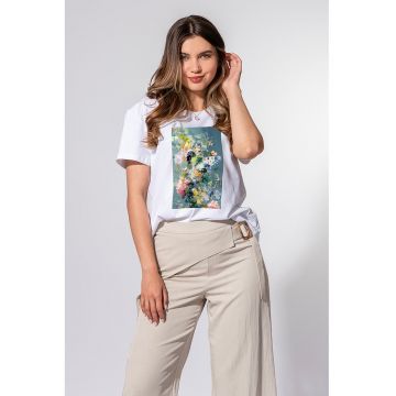 Tricou din amestec de bumbac cu imprimeu