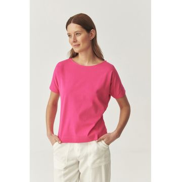 Tricou din bumbac cu decolteu rotund
