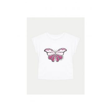 Tricou fete -  303384838 - Alb - Bumbac