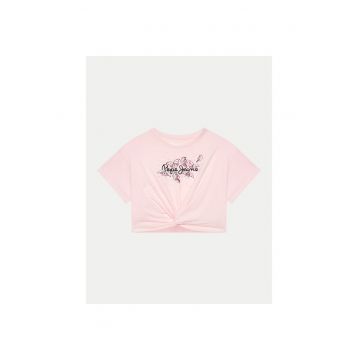 Tricou fete -  303384869 - Roz - Bumbac