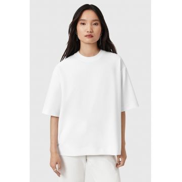 Tricou lejer cu fenta cu fermoar pe spate Dani