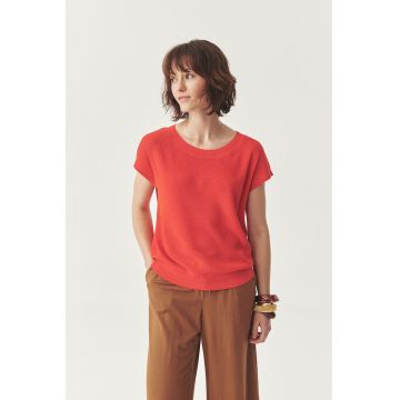 Tricou lejer din tricot