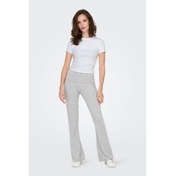 Tricou slim fit din amestec de bumbac organic Val