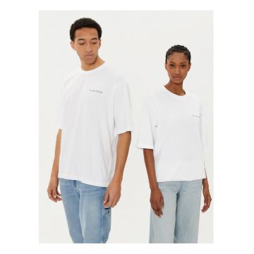 Tricou unisex -  305038548 - Bumbac organic - Alb